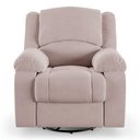 Ver imagem 4 de Poltrona do Papai Reclinável Sala de Cinema Madrid Glider Manual Giratória Veludo Rosê G23