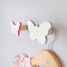 2 Ganchos penduradores de parede Borboleta MDF laminado:Lilás - 2