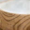 Ver imagem 4 de Bowl Artesanal de Madeira Teca e Madrepérola Importado Bali