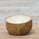 Ver imagem 3 de Bowl Artesanal de Madeira Teca e Madrepérola Importado Bali