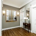 Ver imagem 1 de Módulo Espelho Decorativo - Kit 04 de 50x50cm TaColado Moldura Freijó