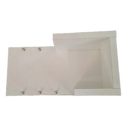 Porta Chave de Parede Organizador Multiuso 100%mdf Branco - 1