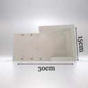 Ver imagem 3 de Porta Chave de Parede Organizador Multiuso 100%mdf Branco