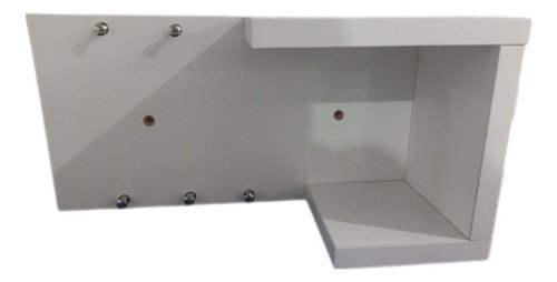 Porta Chave de Parede Organizador Multiuso 100%mdf Branco - 7