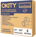 Ver imagem 2 de Kit Instalação Ar Split Inverter 9.000 a 12000 Btu 6 Metros sem Suporte