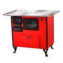 Ver imagem 1 de Fogão a Lenha C Forninho C Cx Dir Vermelho Alumínio N2