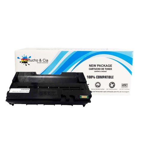 Toner Comp. 408284 Sp3710 Sp3710sf Sp3710dn 6.4k