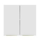 Ver imagem 7 de Armário Aéreo 70 cm 2 Portas Branco/Branco Veludo Lux Madesa