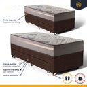 Ver imagem 4 de Cama Box com Colchão de Espuma D33 Millenium One Face + Auxiliar de Espuma Unique Solteiro 88cm