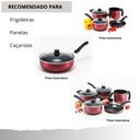 Ver imagem 6 de Tampa de Vidro Temperado Avulsa para Panela Caçarola Frigideira 18 Cm