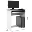 Ver imagem 3 de Mesa Escrivaninha para Computador Notebook Prática 65cm Ej Móveis