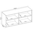 Ver imagem 5 de Guarda-roupa para Quarto de Casal com 8 Portas 6 Gavetas Irlanda - Móveis Leartam