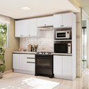 Ver imagem 6 de Armário de Cozinha Completa Torre Quente 100% Mdf 270cm Branco Celeste Kappesberg