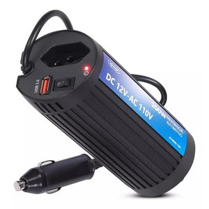 Inversor Automotivo Veicular Tensão 12v 110v 200w Usb 3.0