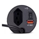 Ver imagem 4 de Inversor Automotivo Veicular Tensão 12v 110v 200w Usb 3.0