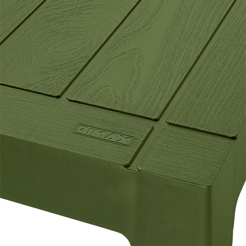 Conjunto Mesa e 04 Cadeiras Plasticas com Braços Baru Rimax - Verde - 5