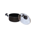 Ver imagem 4 de Caçarola Antiaderente Longa Vida Nº24 - Tampa de Vidro Rizzoflon - Preto