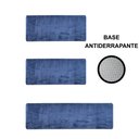 Ver imagem 2 de Tapete Para Quarto Kit 3 Peças Pelo Macio Beira De Cama:Azul