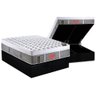 Cama Box Baú King: Colchão Molas Castor Pocket Light Stress Oxygen New Plush + Base Black(193x203) - 1