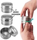 Ver imagem 7 de Porta Temperos Condimentos Magnetico Aço Inox 316 - 3 Peças