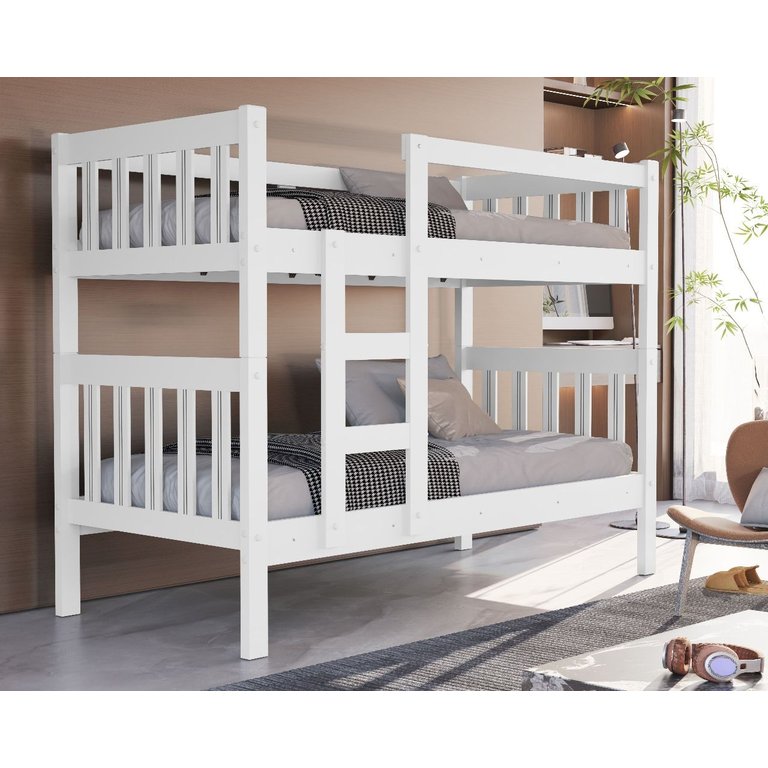 Beliche Infantil 100% Mdf Vira 2 Cama Solteiro Alta Qualidade Quarto Compacto - Acompanha 2 Colchõ Beliche Infantil 100% Mdf Vira 2 Cama Solteiro Alta Qualidade Quarto Compacto - Acompanha 2 Colchõ