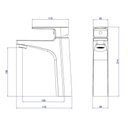 Ver imagem 2 de Misturador Monocomando de Mesa Bica Média para Lavatório Level Cromado 2880.c26 Deca