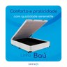 Cama Box Baú Casal Serenelife - Corano Branco - 6