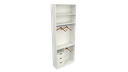 Ver imagem 1 de Armário Cabideiro Gaveta Misto M41 100% Mdf Closet Arara Vetorial Móveis Branco