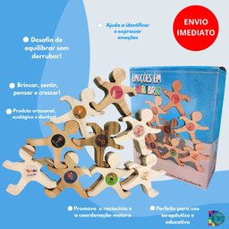 Jogo Atividade 11 Equilibristas Das Emoções para Crianças - 4