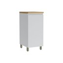 Ver imagem 1 de Módulo Cozinha Nesher Rainha Balcão C/ Tampo C/ 1 Porta 40cm Branca/nature - Nesher