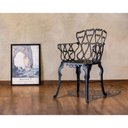 Ver imagem 4 de Conjunto Mesa 2 Poltronas Viena Premium Jardim Varanda Sacada Preto