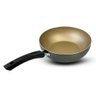 Panela Frigideira Wok 24 Cm Antiaderente Alumínio - Dourado - 5