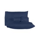 Ver imagem 1 de Jogo de Lençol Poliéster Microfibra com Elástico 400 Fios King 3 Pçs - Azul