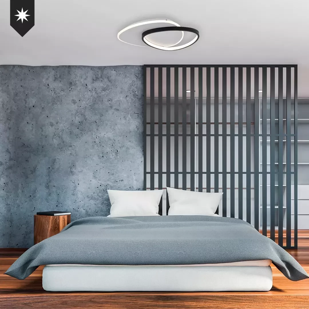 Ver imagem 2 de Plafon Oval Estrutura Em Alumínio Branco Com Detalhe Em Preto Acrílico e Silicone Led Integrado 28W