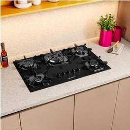 Cooktop À Gás Mueller 5 Bocas Tripla Chama Mesa de Vidro - Bivolt - 2