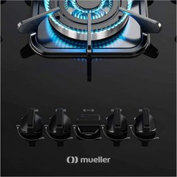 Cooktop À Gás Mueller 5 Bocas Tripla Chama Mesa de Vidro - Bivolt - 6