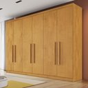 Ver imagem 2 de Guarda Roupa Oslo 6 Portas 4 Gavetas Mdf - Mademarcs