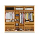 Ver imagem 4 de Guarda Roupa Oslo 6 Portas 4 Gavetas Mdf - Mademarcs