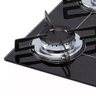 Kit Balcão Cooktop Cozinha Kaiki Turim Branco e Cooktop 4 Bocas Ultra Chama Trempe Chapa Preto - 4