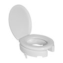 Ver imagem 2 de Assento Sanitário Elevado Astra Tae7t/k com Tampa e Trava 11cm Almofadado Branco