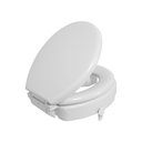 Ver imagem 3 de Assento Sanitário Elevado Astra Tae7t/k com Tampa e Trava 11cm Almofadado Branco