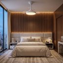 Ver mais imagens de Ventilador de Teto Air Small Branco Led Retrátil Controle Remoto Bivolt