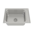 Ver imagem 3 de Cuba Inox com cesto e escorredor 65x45x19 Ghelplus 30507