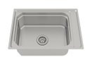 Ver imagem 3 de Cuba Inox com cesto e escorredor 65x45x19 Ghelplus 30507