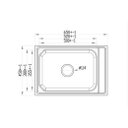 Ver imagem 4 de Cuba Inox com cesto e escorredor 65x45x19 Ghelplus 30507