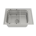 Ver imagem 7 de Cuba Inox com cesto e escorredor 65x45x19 Ghelplus 30507