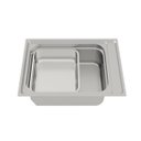 Ver imagem 2 de Cuba Inox com cesto e escorredor 65x45x19 Ghelplus 30507