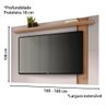 Painel Extensivel Tv 70" Leme Freijo Off White Clb Freijo Of - 5