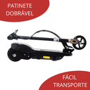 Ver imagem 6 de Patinete Elétrico com Assento Infantil Dobrável 24v Preto Importway