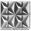 Ver imagem 6 de Formas Cullinans 30x30 3d Abs Azul Gesso Cimento 1mm